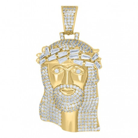 925 SILVER JESUS FACE PENDANT