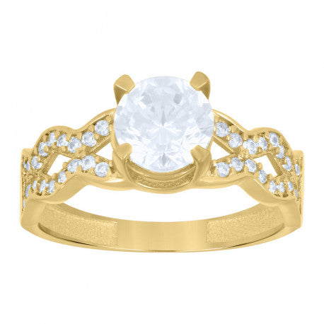 14K GOLD DOU BRIDAL SET RING