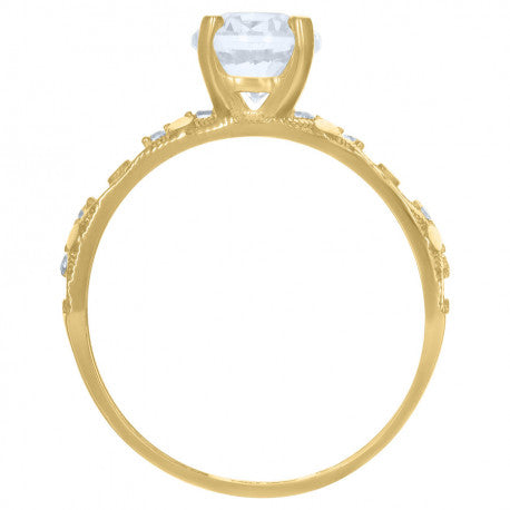 14K GOLD TRIO SET RING