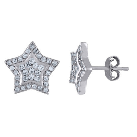 925 SILVER STAR EARRINGS