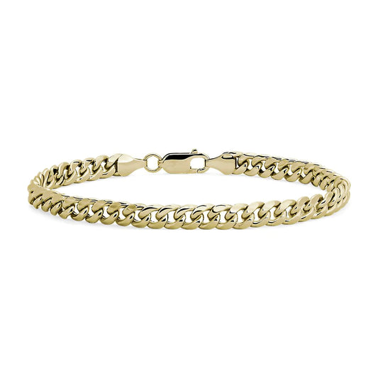 10K GOLD HOLLOW MIAMI CUBAN BRACELET