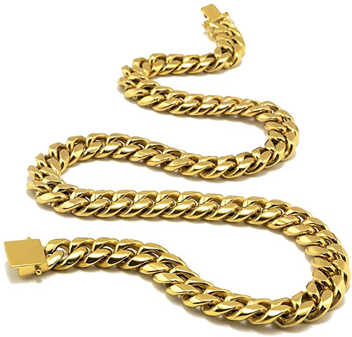 10K GOLD SOLID MIAMI CUBAN (HAND MADE) CHAINS