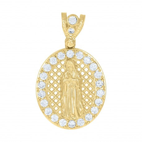 10K GOLD GUADALUPE PENDANT