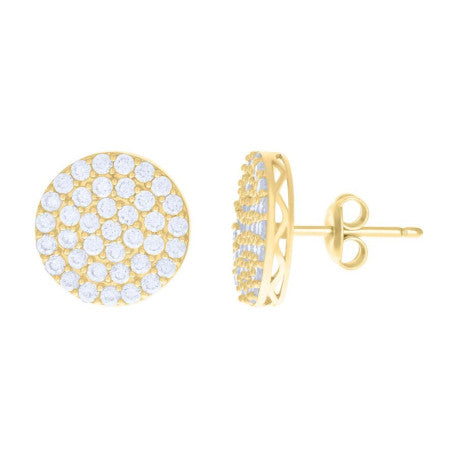 10K GOLD CIRCLE EARRINGS