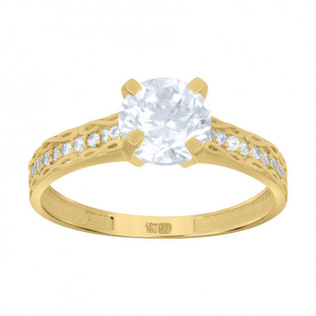 14K GOLD BRIDAL RING