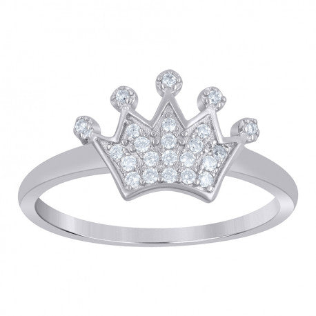 925 SILVER CROWN RING