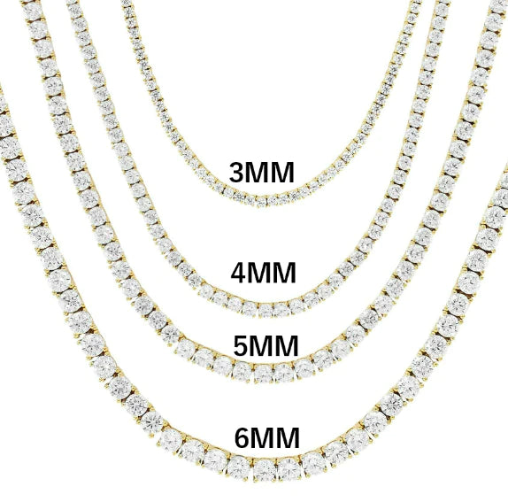 10K GOLD TENNIS CHAINS