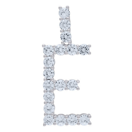 925 SILVER LETTER E PENDANT