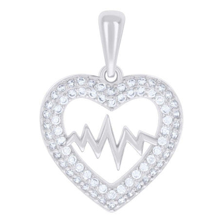 925 SILVER HEARTBEAT PENDANT