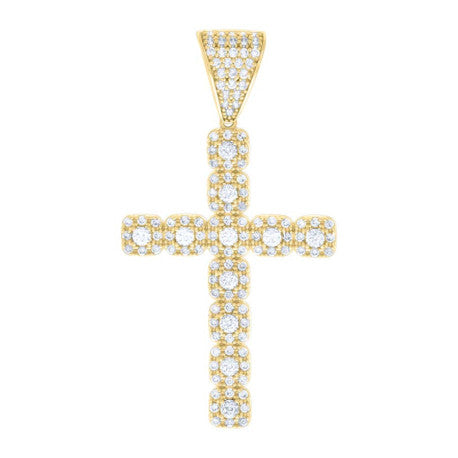 10K GOLD CROSS PENDANT