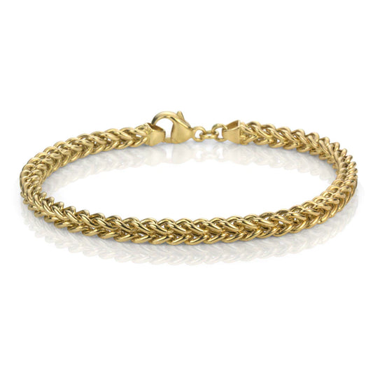 10K GOLD HOLLOW FRANCO BRACELET