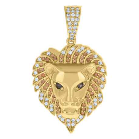 10K GOLD LEON PENDANT