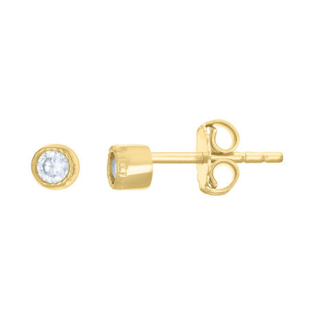 14K GOLD FASHION STUD EARRINGS