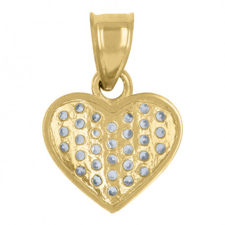 10K HEART PENDANT