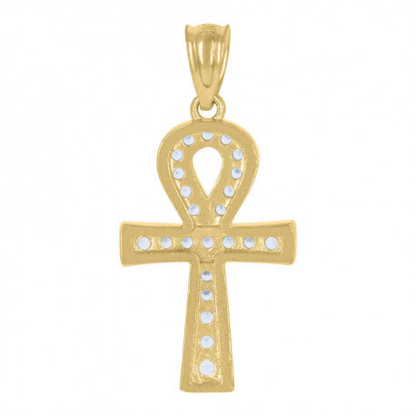 10K GOLD EGY CROSS PENDANT