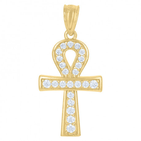 10K GOLD EGY CROSS PENDANT