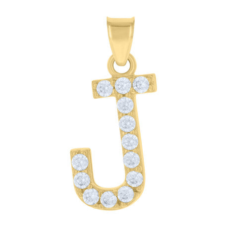 10K GOLD LETTERS PENDANT