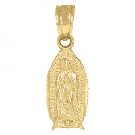 10K GOLD MARY GUADALUPE PENDANT