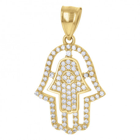 10K GOLD HAMZA PENDANT