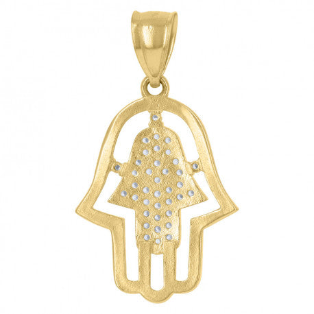 10K GOLD HAMZA PENDANT