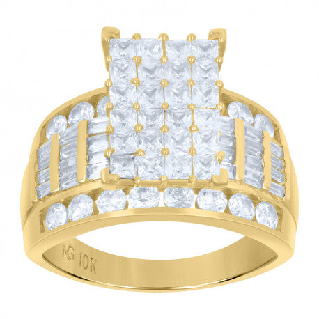 10K GOLD WOMEN BAGUETTE RING