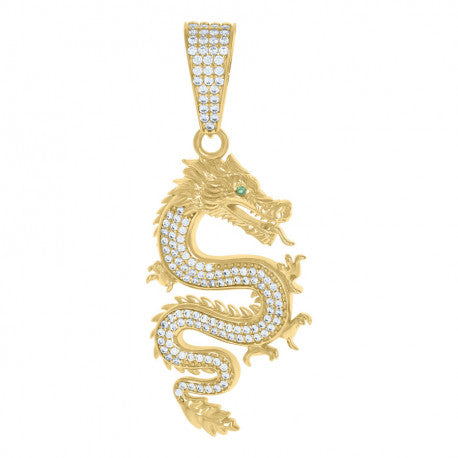 10K GOLD DRAGON PENDANT