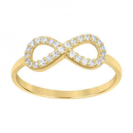 10K GOLD WOMEN INFINITY RING