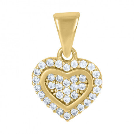 14K GOLD MINI HEART PENDANT