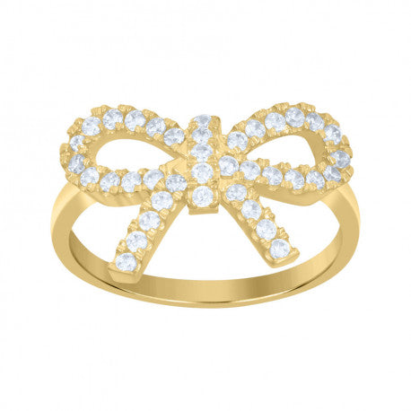 10K GOLD WOMEN BOW RING