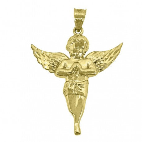 10K GOLD ANGEL PENDANT