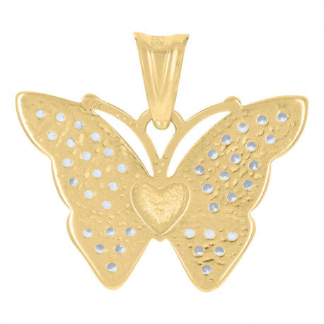 10K GOLD BUTTERFLY PENDANT