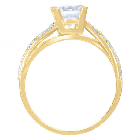 10K GOLD WOMEN PRETTY RING