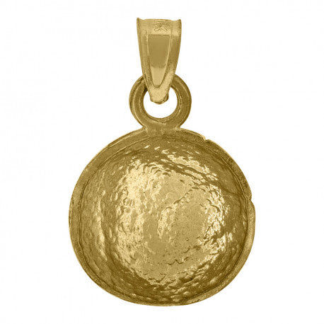 10K GOLD VOLLEYBALL PENDANT