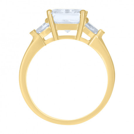 10K GOLD WOMEN PEAR PRINCESS RING