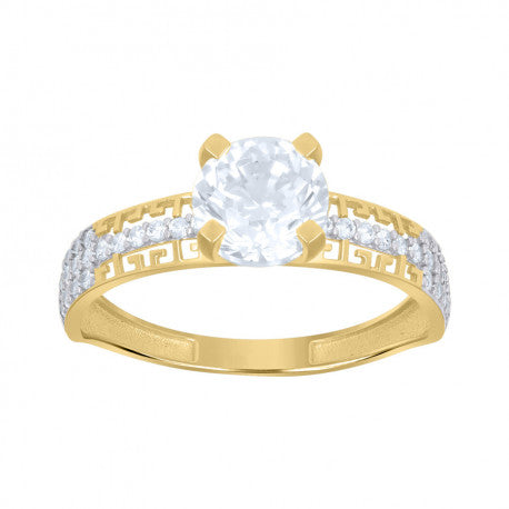 10K TWO-TONE GOLD HIS & HERS TRIO RING SET