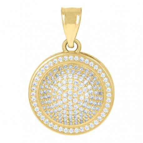 10K GOLD CIRCLE PENDANT