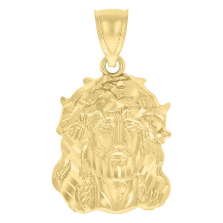 10K GOLD JESUS PENDANT