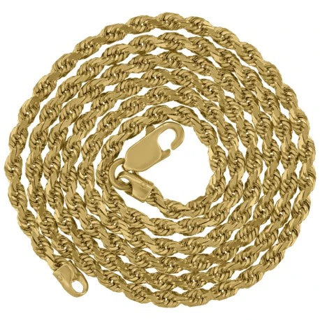 14K GOLD SOLID ROPE CHAINS