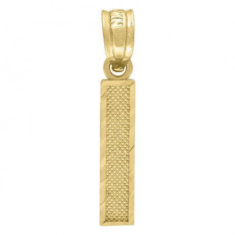 10K GOLD PLAIN INITIALS PENDANT