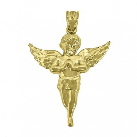 10K GOLD ANGEL PENDANT