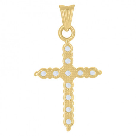 10K GOLD CROSS PENDANT