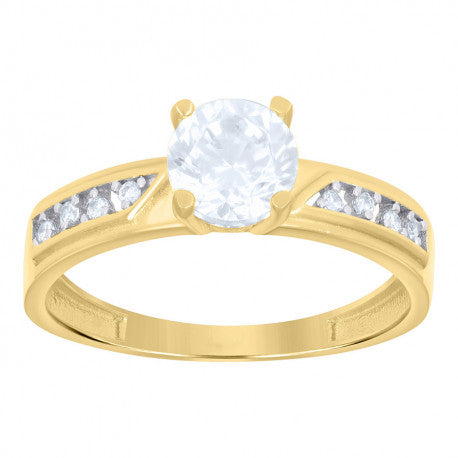 10K GOLD TWO-TONE DOU BRIDAL RING SET