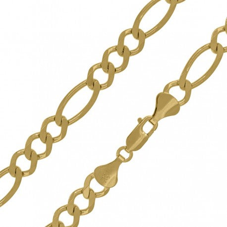 10K GOLD SOLID  FIGARO CHAINS